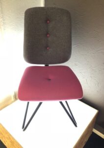 Folly office chairs with deep buttons