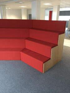Upholstered Tiered seating
