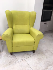 Damaged chair