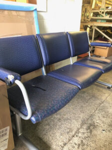Damaged seating