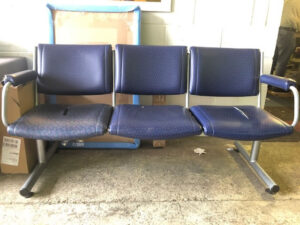 Damaged seating