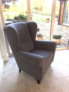 Reupholstered chair