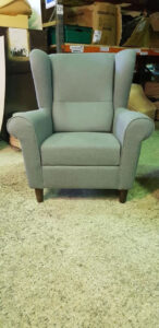 Reupholstered chair
